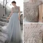 Haut de Gamme Bleu Ciel Robe De Bal 2020 Princesse Transparentes Encolure Dégagée Sans Manches Perlage Faux Diamant Glitter Tulle Train De Balayage Volants Dos Nu