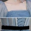 Elegant Ocean Blue Prom Dresses 2020 A-Line / Princess Square Neckline Puffy Short Sleeve Sash Beading Floor-Length / Long Ruffle Backless Formal Dresses