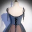 Elegant Navy Blue Dancing Prom Dresses 2020 A-Line / Princess Spaghetti Straps Sleeveless Formal Dresses Backless Beading Glitter Ruffle Floor-Length / Long Tulle