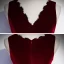 Modest / Simple Burgundy Velour Winter Evening Dresses  2020 Trumpet / Mermaid V-Neck Sleeveless Floor-Length / Long Ruffle Formal Dresses