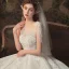 Elegant Champagne Bridal Wedding Dresses 2020 Ball Gown See-through Scoop Neck Short Sleeve Backless Glitter Tulle Beading Tassel Appliques Lace Cathedral Train Ruffle