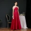 Vintage / Retro Burgundy Satin Dancing Prom Dresses 2020 A-Line / Princess See-through High Neck Puffy Short Sleeve Beading Floor-Length / Long Ruffle Backless Formal Dresses