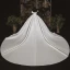 Simple Luxe Ivoire Satin La Mariée Robe De Mariée 2020 Robe Boule Bustier Sans Manches Dos Nu Cathedral Train Volants