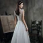 Vintage / Retro Grey Dancing Prom Dresses 2020 A-Line / Princess See-through High Neck Sleeveless Beading Floor-Length / Long Ruffle Formal Dresses