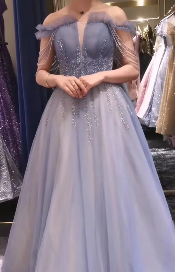 Chic / Belle Bordeaux Dansant Robe De Bal 2020 Princesse Bretelles Spaghetti Sans Manches Perlage Longue Volants Dos Nu Robe De Ceremonie