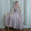 Elegant Lavendel Dancing Ballkjoler 2020 Prinsesse Kjæreste Uten Ermer Beading Glitter Tyll Lange Buste Ryggløse Formelle Kjoler