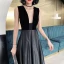 Sexy Black Satin Dancing Prom Dresses 2020 A-Line / Princess Deep V-Neck Sleeveless Floor-Length / Long Ruffle Backless Formal Dresses