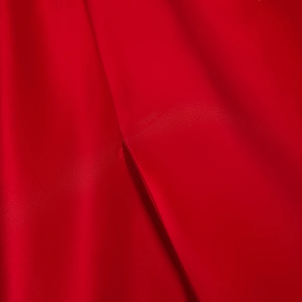 Zwei Töne Silber Rot Satin Ballkleider 2020 A Linie Schultern Ärmellos Pailletten Gespaltete Front Lange Rüschen Rückenfreies Festliche Kleider