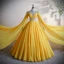 High End Gold Chiffon Ballkleider 2020 Ballkleid Stehkragen Lange Ärmel Perlenstickerei Pailletten Strass Lange Rüschen Rückenfreies Festliche Kleider