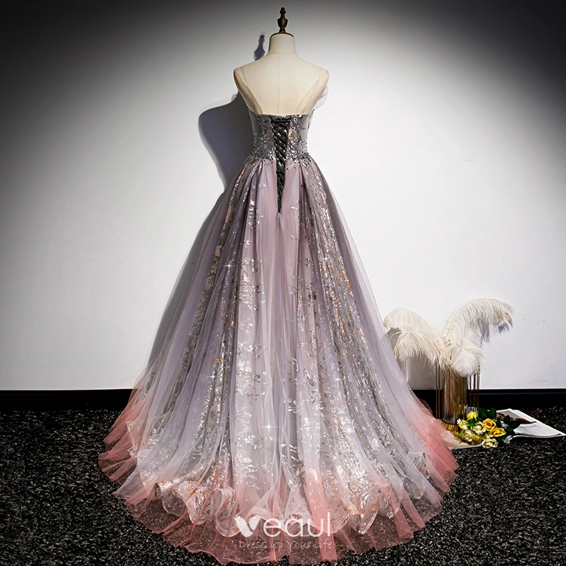 Sweetheart Strapless Long Prom Dresses, A-line Fancy 2020 Prom Dresses Sweetheart Strapless Long Prom Dresses, A-line Fancy 2020 Prom Dresses