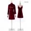 Modest / Simple White Velour V-Neck Long Sleeve Wedding Bridal Bridesmaid Winter Robes 2020 Sash Embroidered