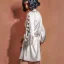Sexy White Wedding Bridal Bridesmaid V-Neck 3/4 Sleeve Silk Robes 2020 Appliques Lace Sash