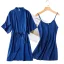 Affordable White Wedding Bridal Bridesmaid V-Neck 3/4 Sleeve Silk Robes 2020 Sash