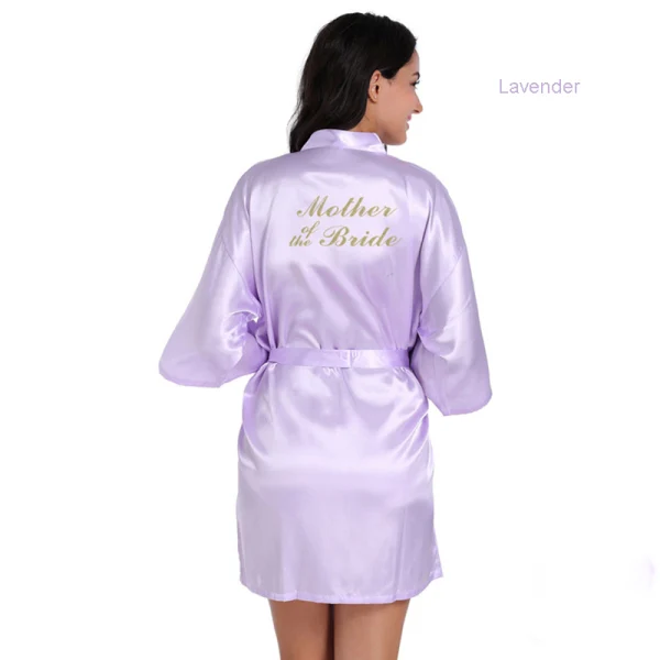 Modest / Simple Navy Blue Wedding Silk Robes 2020 V-Neck 3/4 Sleeve Sash Glitter Mother Of The Bride Dresses
