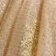 Luxury / Gorgeous Gold Bridal Wedding Dresses 2020 Ball Gown See-through Scoop Neck Short Sleeve Backless Appliques Lace Beading Glitter Tulle Chapel Train