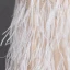 Illusion Champagne Transparentes Tapis rouge Robe De Soirée 2020 Trompette / Sirène Encolure Dégagée Sans Manches Perlage Faux Diamant Plumes Train De Balayage Volants Robe De Ceremonie