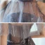 High End Marineblau Ballkleider Mit Schal 2020 A Linie Bandeau Ärmellos Perlenstickerei Glanz Tülle Sweep / Pinsel Zug Rüschen Rückenfreies Festliche Kleider