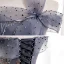 Chic / Belle Bleu Marine Dansant Robe De Bal 2020 Princesse De l'épaule Manches Courtes Perlage Faux Diamant Appliques Glitter Tulle Longue Volants Dos Nu Robe De Ceremonie