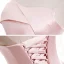 Fashion Blushing Pink Satin Prom Dresses 2020 A-Line / Princess Strapless Sleeveless Beading Pearl Floor-Length / Long Ruffle Backless Formal Dresses