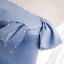 Modest / Simple Sky Blue Satin Dancing Prom Dresses 2020 A-Line / Princess Strapless Sleeveless Beading Pearl Floor-Length / Long Ruffle Backless Formal Dresses