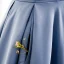 Modest / Simple Sky Blue Satin Dancing Prom Dresses 2020 A-Line / Princess Strapless Sleeveless Beading Pearl Floor-Length / Long Ruffle Backless Formal Dresses