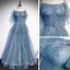 Elegant Havblåt Dancing Gallakjoler 2020 Prinsesse Spaghetti Straps Ærmeløs Beading Glitter Tulle Lange Flæse Halterneck Kjoler