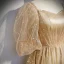 Style Victorien Champagne Dansant Robe De Bal 2020 Princesse Encolure Carrée Gonflée 3/4 Manches Glitter Étoile Tulle Longue Volants Dos Nu Robe De Ceremonie