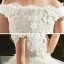 Hohes Niedriges Weiß Geburtstag Blumenmädchenkleider 2020 Ballkleid Off Shoulder Kurze Ärmel Rückenfreies Applikationen Blumen Perlenstickerei Asymmetrisch Fallende Rüsche