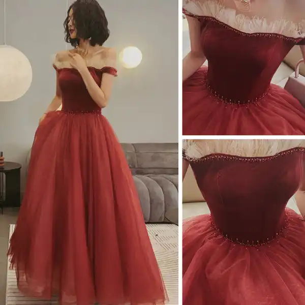 Vintage / Originale Rouge Dansant Robe De Bal 2021 Princesse De l ...