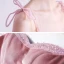 Chic / Belle Rougissant Rose Robe De Bal 2021 Princesse Bretelles Spaghetti Sans Manches Paillettes Perlage Glitter Tulle Train De Balayage Volants Dos Nu Robe De Ceremonie