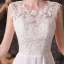 Mode Multi-Couleurs Chiffon Transparentes Dansant Robe De Bal 2021 Princesse Encolure Dégagée Sans Manches Appliques En Dentelle Longue Volants Dos Nu Robe De Ceremonie