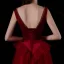 Fashion Burgundy Satin Dancing Prom Dresses 2021 A-Line / Princess Square Neckline Sleeveless Beading Sash Floor-Length / Long Ruffle Backless Formal Dresses