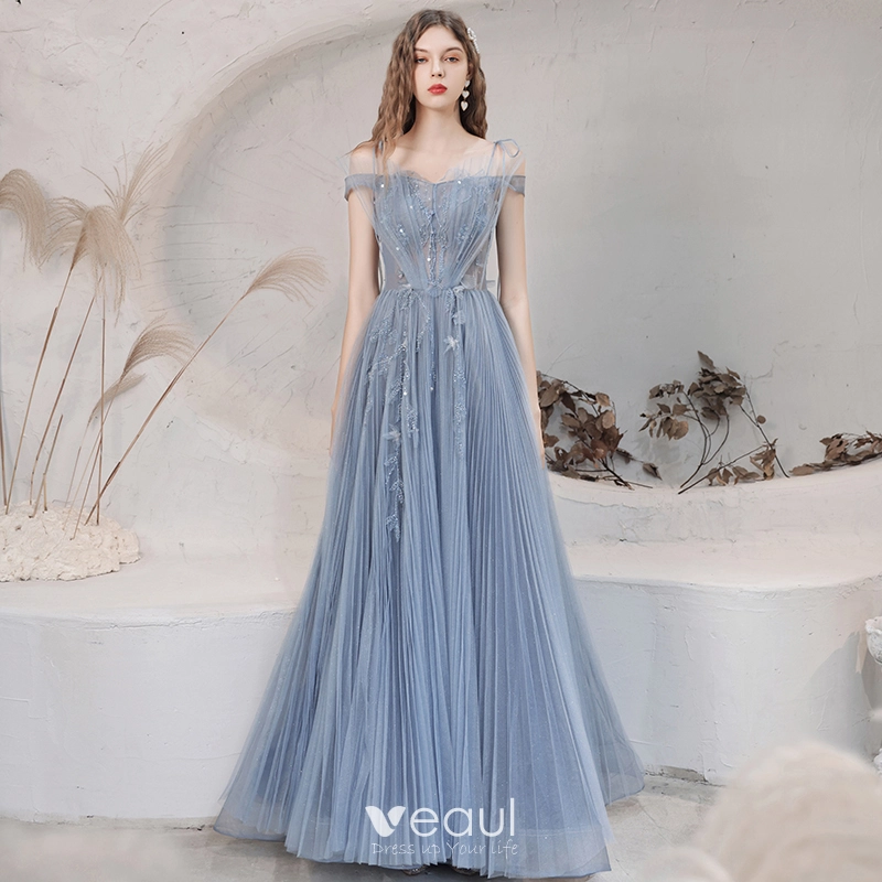 Spaghetti Straps Elegant Long Prom Dresses, Appliques 2021 A-line Prom Dresses Spaghetti Straps Elegant Long Prom Dresses, Appliques 2021 A-line Prom Dresses
