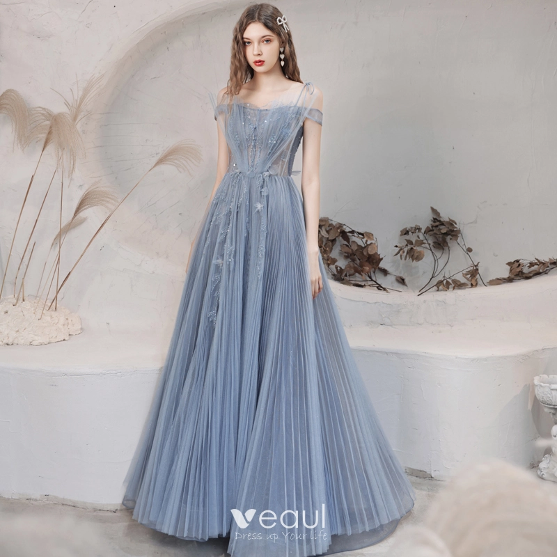 Spaghetti Straps Elegant Long Prom Dresses, Appliques 2021 A-line Prom Dresses Spaghetti Straps Elegant Long Prom Dresses, Appliques 2021 A-line Prom Dresses