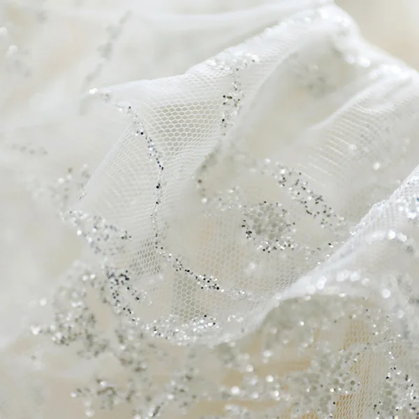 Affordable White Outdoor / Garden Wedding Dresses 2021 Ball Gown See-through Deep V-Neck Sleeveless Backless Glitter Tulle Floor-Length / Long Ruffle