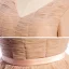 Chic / Beautiful Champagne Winter Evening Dresses  2021 A-Line / Princess V-Neck Long Sleeve Sash Floor-Length / Long Cascading Ruffles Backless Formal Dresses