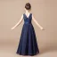 Chic / Beautiful Navy Blue Lace Birthday Flower Girl Dresses 2021 A-Line / Princess Scoop Neck Sleeveless Sash Floor-Length / Long Ruffle