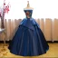 Vintage / Retro Royal Blue Satin Dancing Prom Dresses 2021 Ball Gown Strapless Sleeveless Appliques Embroidered Floor-Length / Long Ruffle Backless Formal Dresses