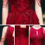 High-end Burgundy Dancing Prom Dresses 2021 A-Line / Princess Scoop Neck Sleeveless Appliques Lace Sequins Beading Glitter Tulle Floor-Length / Long Ruffle Backless Formal Dresses