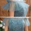 High-end Sage Green Dancing Prom Dresses With Shawl 2021 A-Line / Princess Spaghetti Straps Sleeveless Beading Glitter Tulle Floor-Length / Long Ruffle Backless Formal Dresses