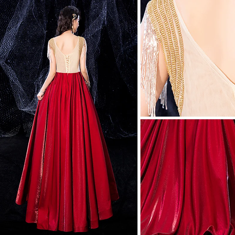 slim fit dress slacks Gold High Neck Luxury Asymmetrical Evening Dresses 2025 Cap Sleeve Lac –  SERENE HILL