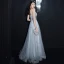 Elegant Silver Dancing Prom Dresses 2021 A-Line / Princess Strapless Sleeveless Feather Appliques Sequins Beading Floor-Length / Long Ruffle Backless Formal Dresses