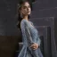 Haut de Gamme Bleu Marine Dansant Robe De Bal 2021 Princesse Encolure Carrée Manches Longues Appliques En Dentelle Perlage Longue Volants Dos Nu Robe De Ceremonie