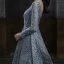 Haut de Gamme Bleu Marine Dansant Robe De Bal 2021 Princesse Encolure Carrée Manches Longues Appliques En Dentelle Perlage Longue Volants Dos Nu Robe De Ceremonie