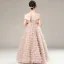 High-end Sage Green Birthday Flower Girl Dresses 2021 A-Line / Princess Off-The-Shoulder Short Sleeve Backless Glitter Tulle Floor-Length / Long Cascading Ruffles