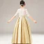 Chic / Beautiful Gold Satin Birthday Flower Girl Dresses 2021 A-Line / Princess See-through Scoop Neck 1/2 Sleeves Appliques Lace Sash Floor-Length / Long Ruffle
