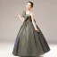Fashion Grey Birthday Flower Girl Dresses 2021 Ball Gown One-Shoulder Spaghetti Straps Sleeveless Backless Bow Glitter Tulle Floor-Length / Long Ruffle