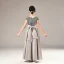 Classic Grey Satin Birthday Flower Girl Dresses 2021 A-Line / Princess Scoop Neck Sleeveless Sequins Bow Sash Floor-Length / Long Ruffle