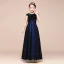 Classic Grey Satin Birthday Flower Girl Dresses 2021 A-Line / Princess Scoop Neck Sleeveless Sequins Bow Sash Floor-Length / Long Ruffle