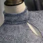 Vintage / Retro Navy Blue Dancing Prom Dresses 2021 A-Line / Princess See-through High Neck Short Sleeve Beading Glitter Tulle Floor-Length / Long Ruffle Backless Formal Dresses